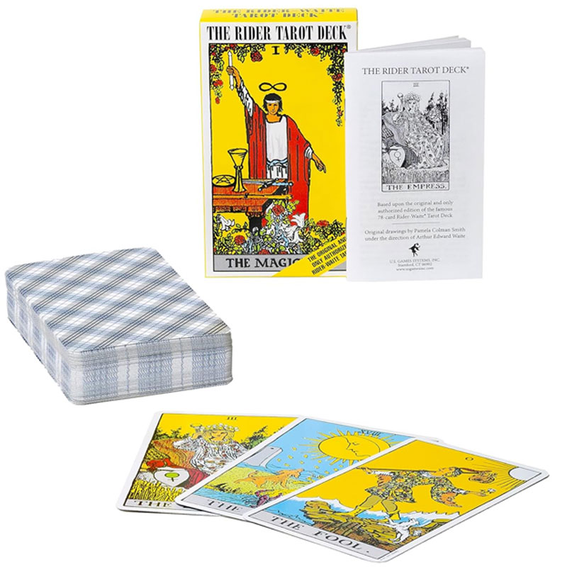 ライダー タロット デッキ 英語/スペイン語 タロット初心者 - Tarot Deck With Guidebook のレビューと価格